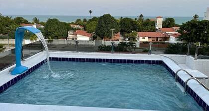 Penthouse with pool and wide sea view!