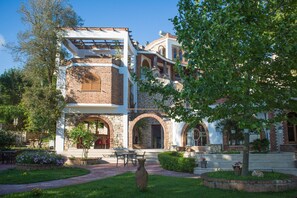 Majoituspaikan julkisivu