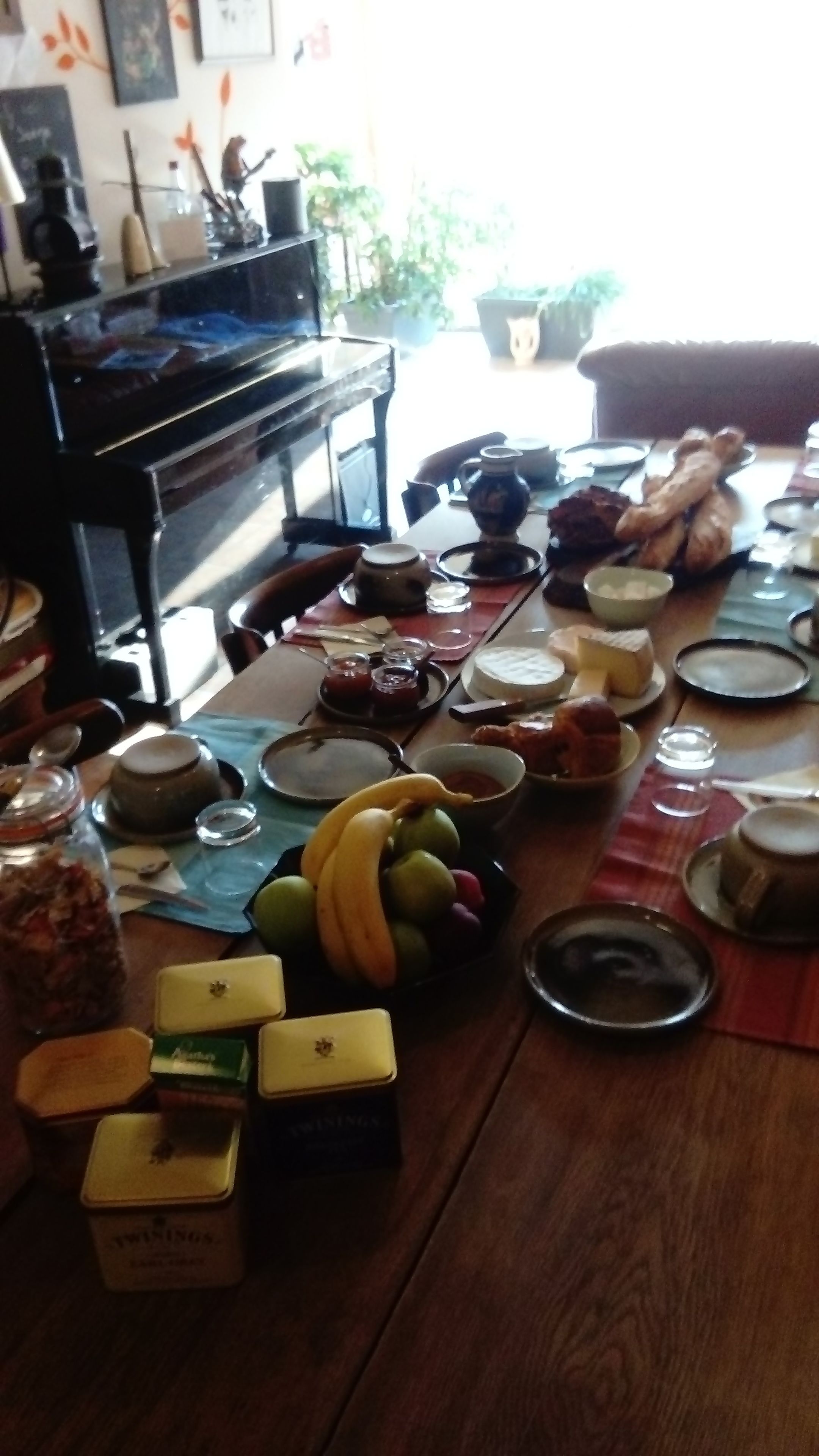 Petit déjeuner continental compris tous les jours