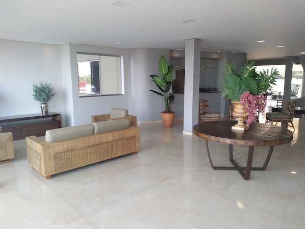 Zona de estar del vestíbulo