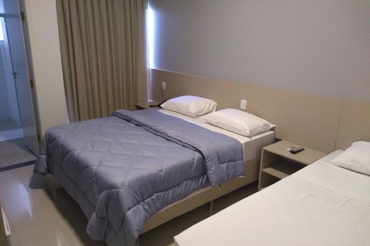 Desk, blackout curtains, free WiFi, bed sheets