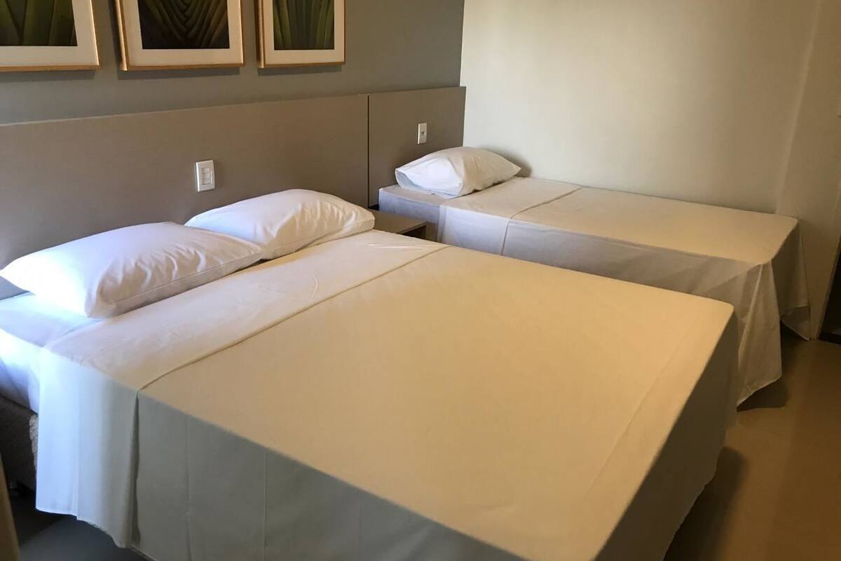 Desk, blackout curtains, free WiFi, bed sheets