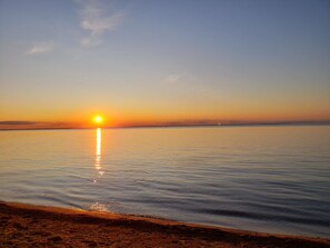Accommodatie ligt op het strand