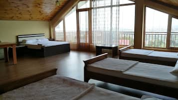 6 makuuhuonetta, Wi-Fi, vuodevaatteet