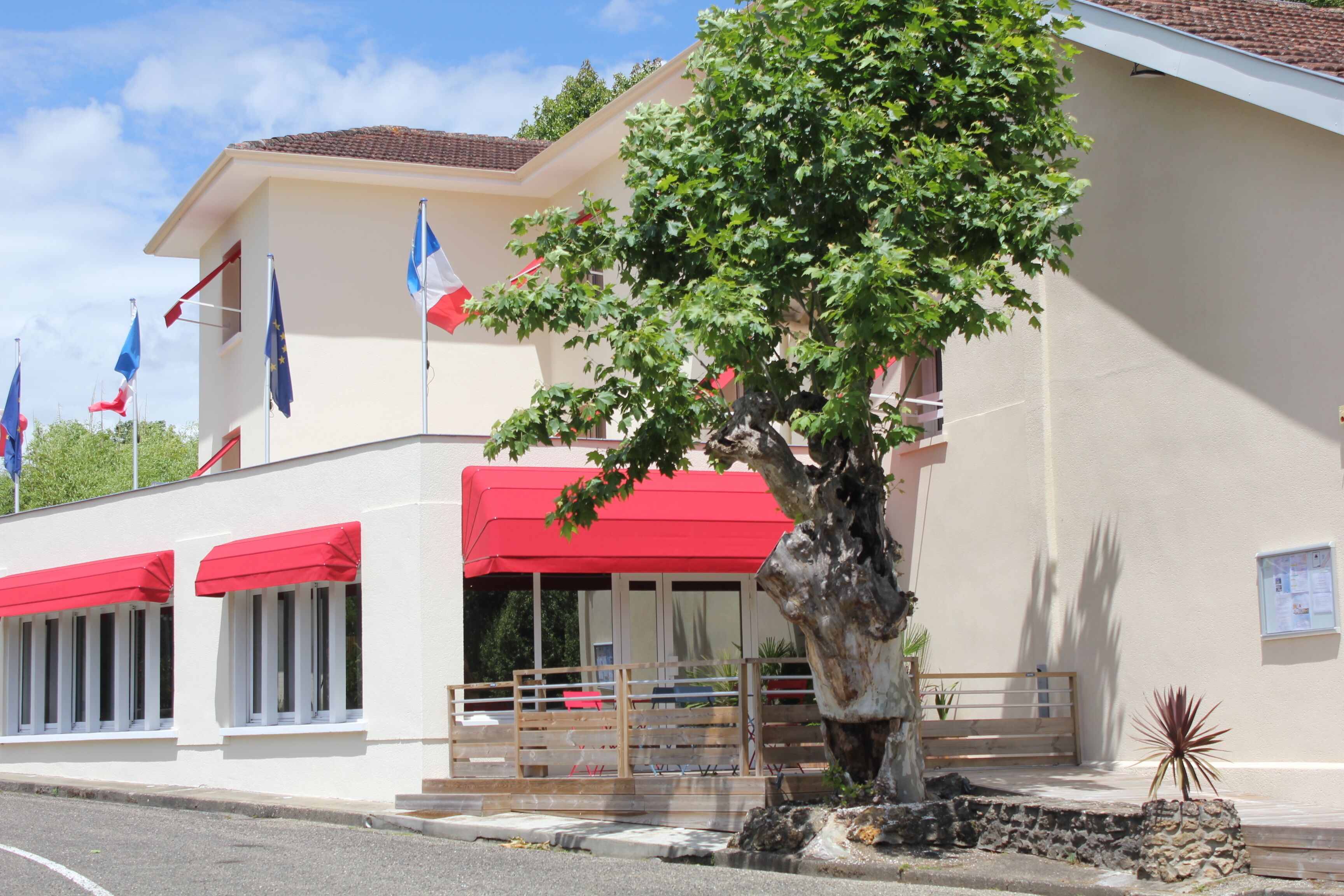 Entrée de l’hébergement