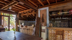 Wooden Deluxe with Balcony | Bathroom | Combined shower/bathtub, rainfall showerhead, designer toiletries - The Nature (Siem Reap)