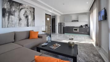 Presidential Suite, Balcony | Private kitchenette | Espresso maker, coffee/tea maker, electric kettle