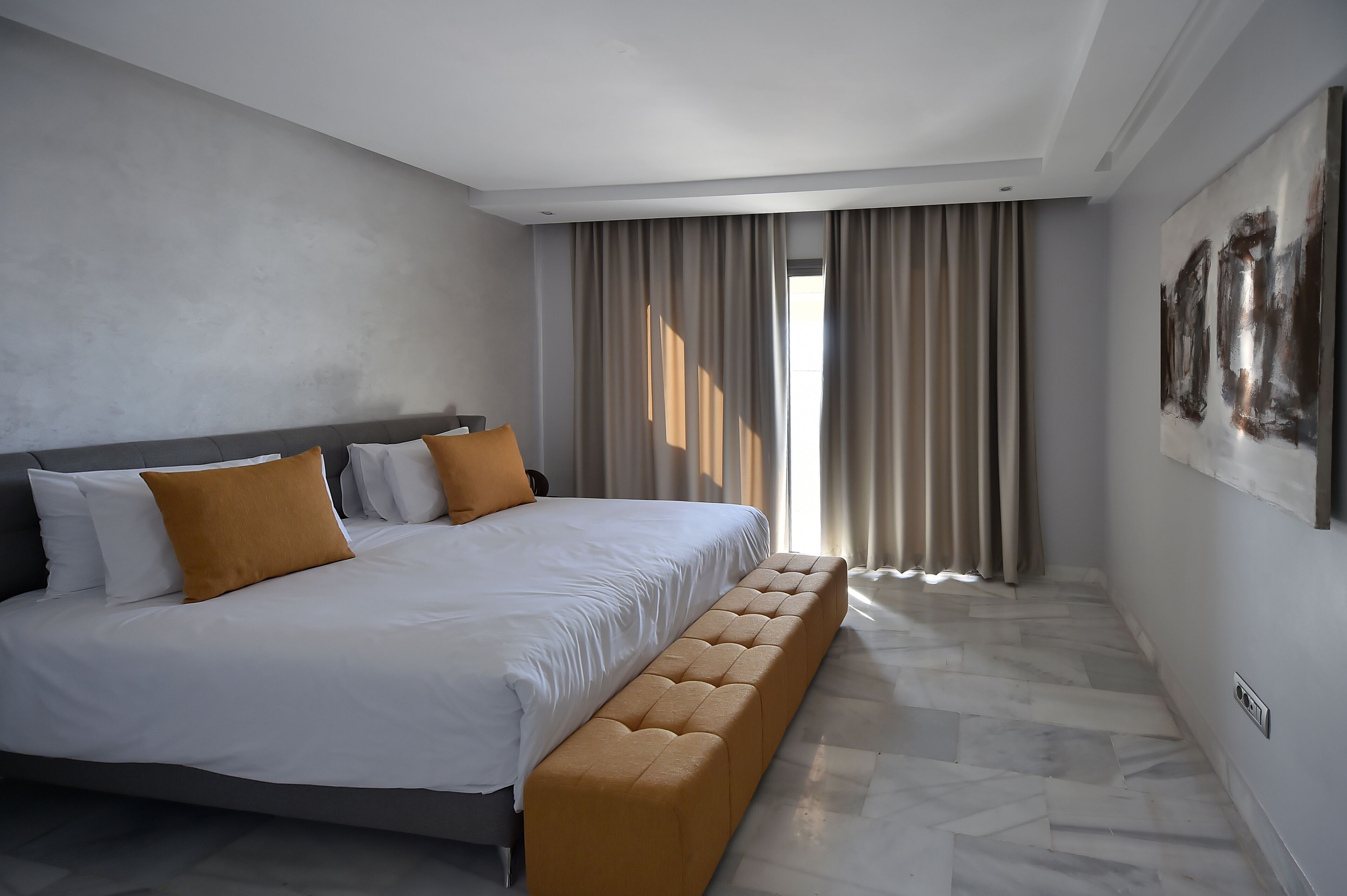 Suite presidencial, balcón | Ropa de cama de alta calidad y insonorización 