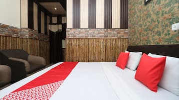 Habitación con 1 cama matrimonial o 2 individuales | Wifi gratis y ropa de cama