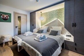 2 bedrooms, WiFi, bed sheets - Wifi, fitness, swimming pool, sauna, hammam, balcony, tv, ski locker, 60m², Val d'Isère (Val-d'Isère)