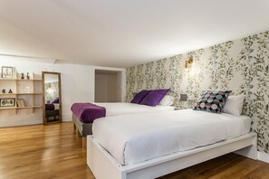 4 chambres, fer et planche Ă repasser, Wi-Fi gratuit, draps fournis