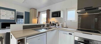 Wonderful mobile home with outside sauna and whirlpool (WA 103)