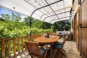Outdoor dining - Beautiful Le Coutal - Private Pool - Dordogne (Berbiguières)