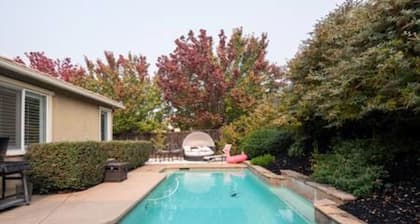 Contemporary Sacramento Roseville House with Pool