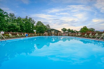 Take in gorgeous views while lounging around the on-site outdoor pool.