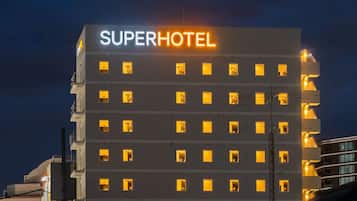 Front of property – evening/night