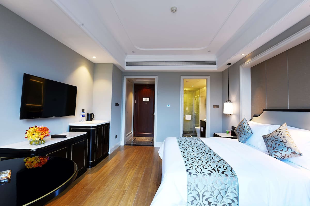 Habitación superior, 1 cama King size, para no fumadores | Ropa de cama