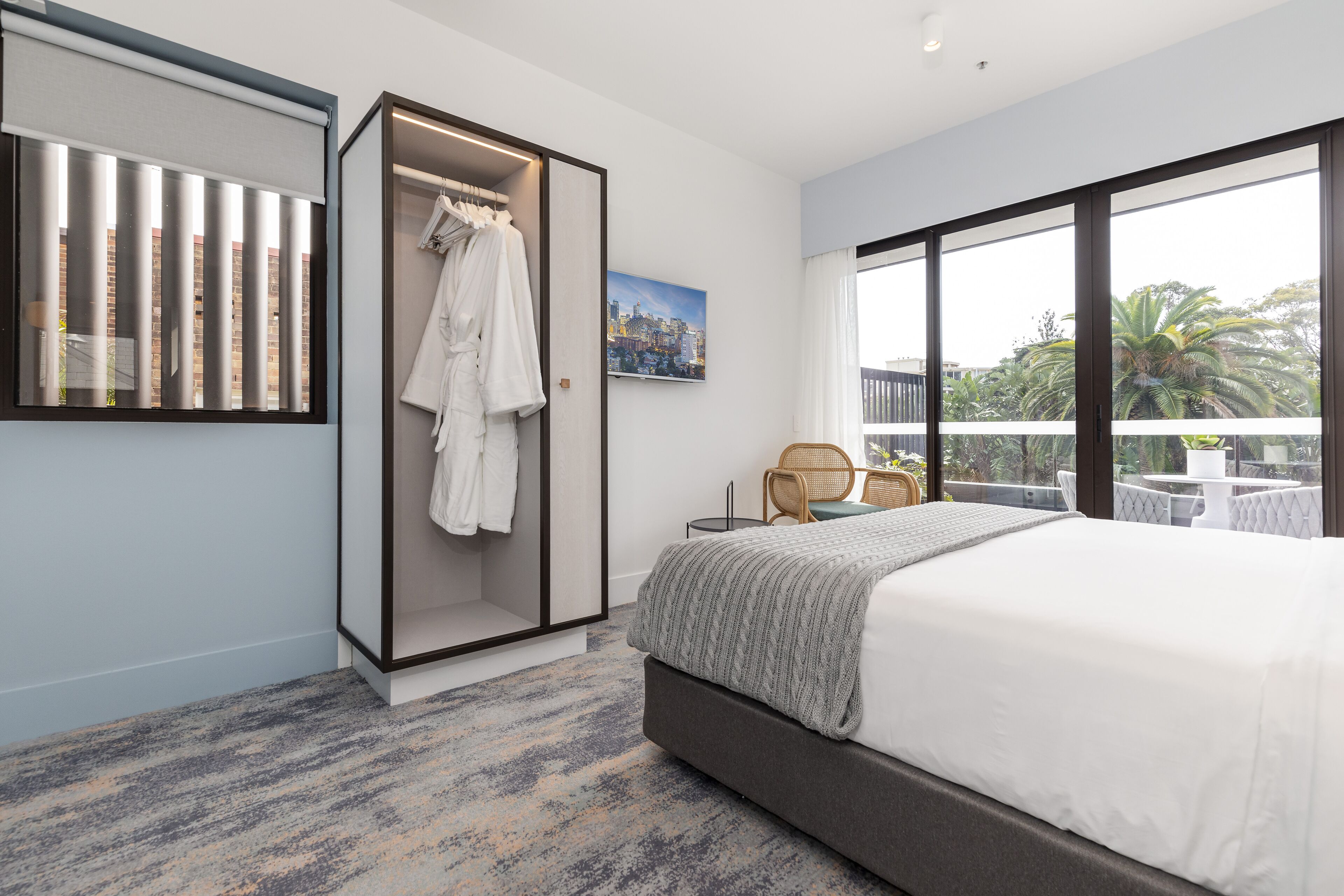 penthouse suite | in-room safe, blackout curtains, soundproofing, iron/ironing board