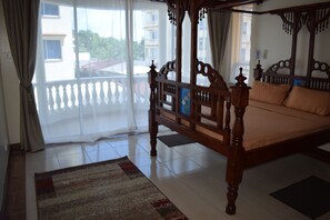 Blick von der Unterkunft