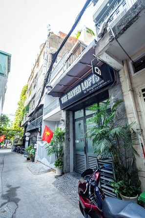 Fassade der Unterkunft