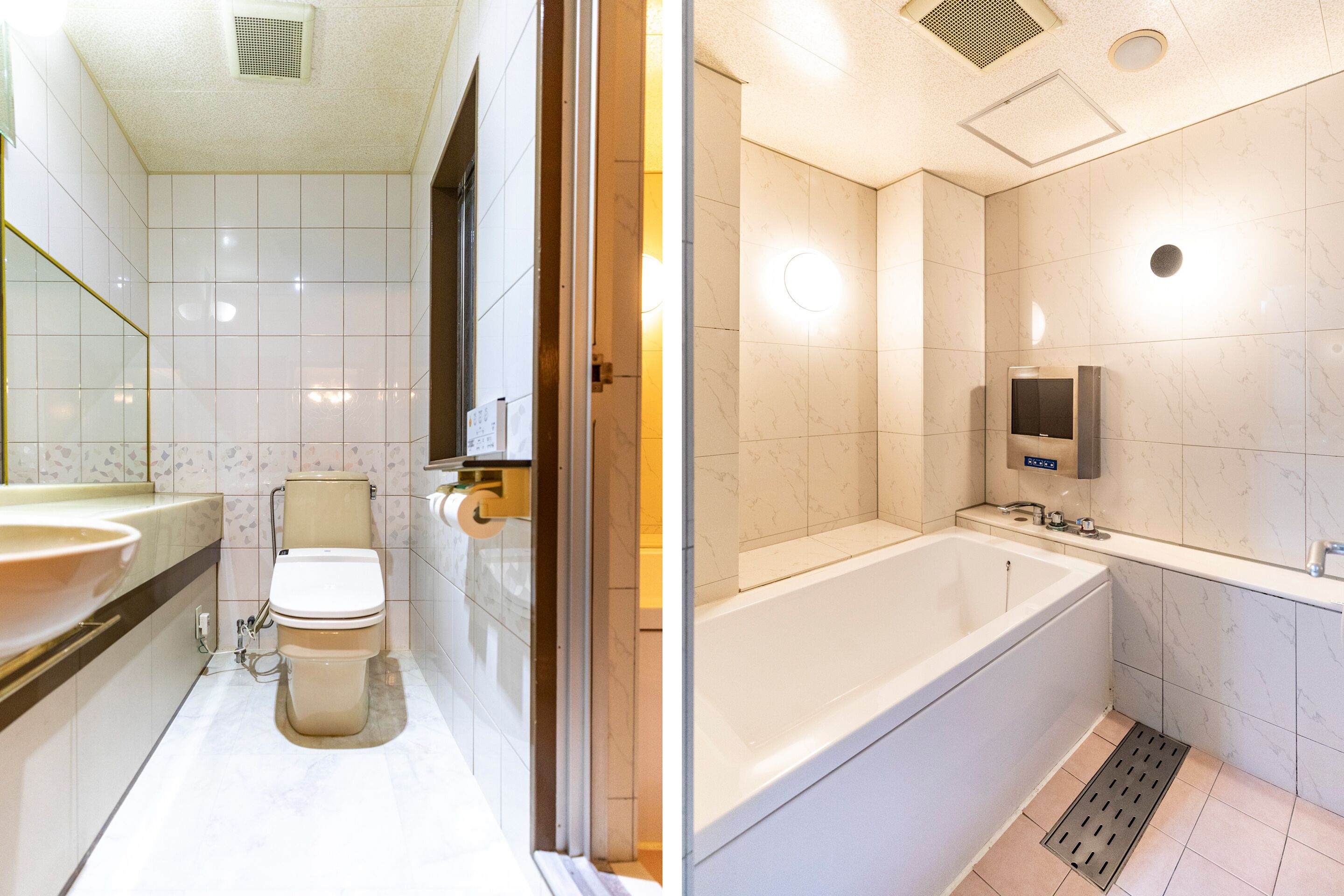 deluxe room, smoking | bathroom | combined shower/bathtub, hair dryer, dressing gowns, towels