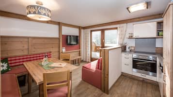 Apartment, 2 Bedrooms | Private kitchen | Full-sized fridge, microwave, stovetop, dishwasher
