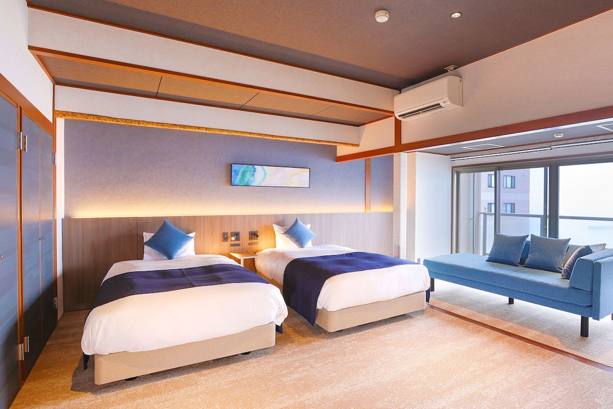 Superior Japanese-Style Twin Beds Rooms(Sea Side) - Shower Only - Non-Smoking | Free WiFi