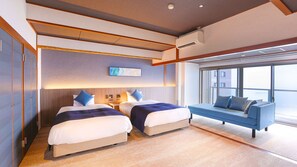 Superior Japanese-Style Twin Beds Rooms(Sea Side) - Shower Only - Non-Smoking | 免费 WiFi