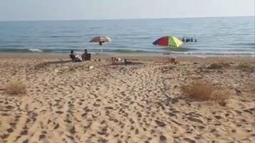 Am Strand, Strandtücher