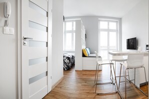 Leilighet, 1 soverom | 1 soverom, strykejern/-brett, barnesenger og wi-fi (inkludert)