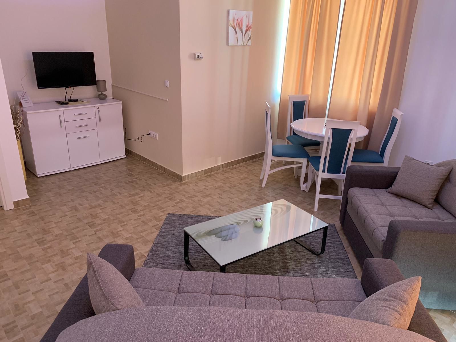 standard apartment | living area | flat-screen tv