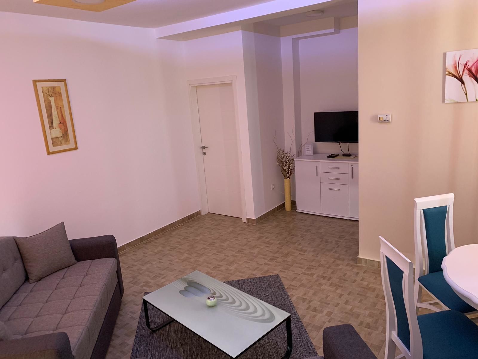 standard apartment | living area | flat-screen tv