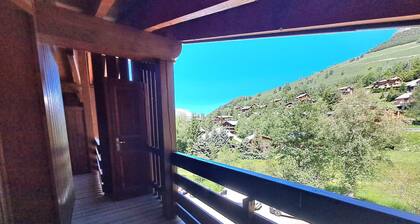 3-room apartment for 6 people near the slopes