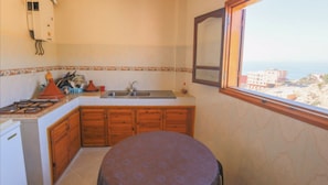 Fridge, stovetop, cookware/dishes/utensils