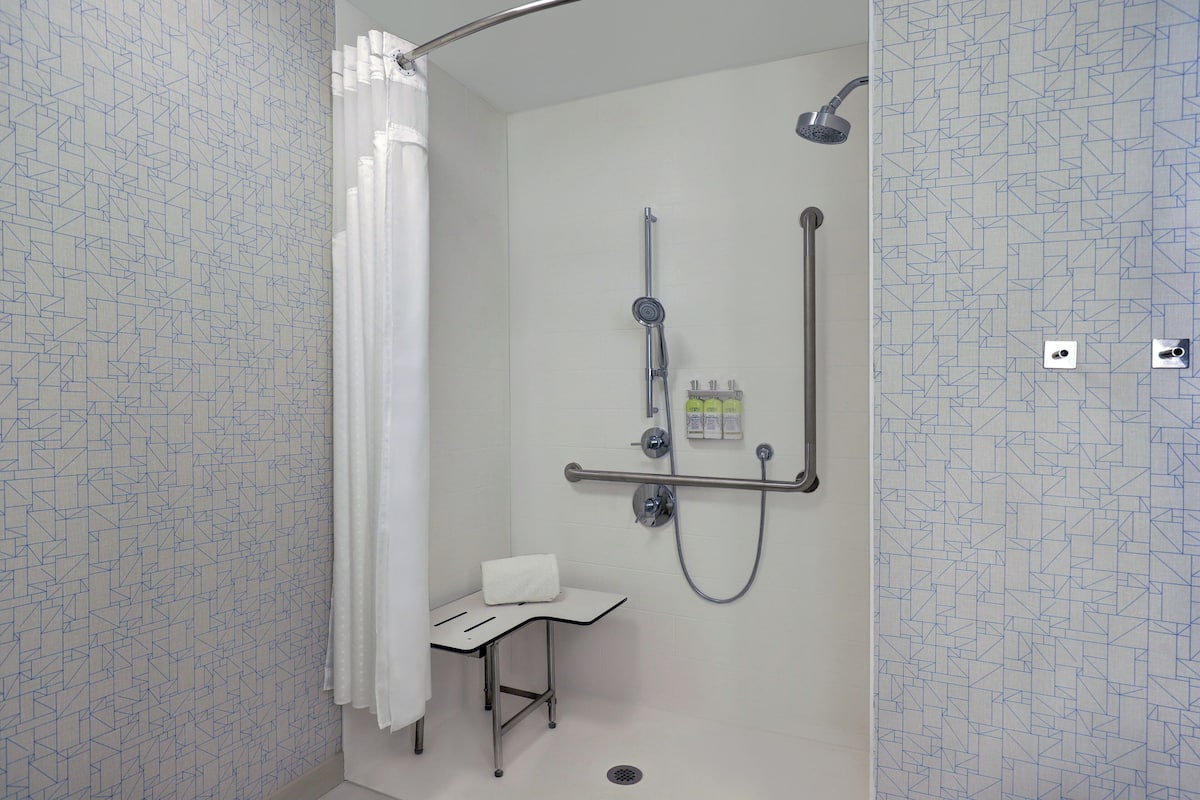 Habitación estándar, 1 cama King size, acceso para personas con movilidad reducida (Roll-In Shower) | Escritorio y espacio para trabajar con laptop
