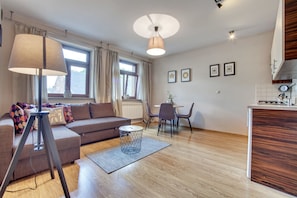Design Apartment, 1 Bedroom | Living area - Trendy Apartment Kochanowskiego Street (Kraków)