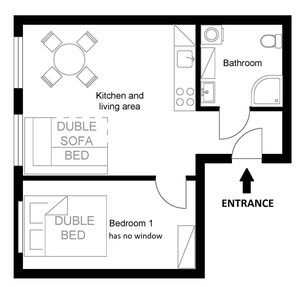 Design Apartment, 1 Bedroom | Living area - Trendy Apartment Kochanowskiego Street (Kraków)