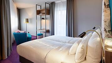 Superior Studio | Hypo-allergenic bedding, free minibar items, in-room safe