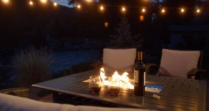 Marys Rückzugsort aus roten Steinen am Crystal River