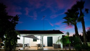 Front of property – evening/night