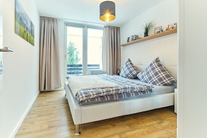 Comfort appartement, 1 slaapkamer, balkon | 1 slaapkamer, individueel gedecoreerd, individueel gemeubileerd