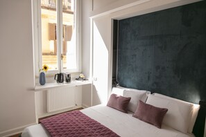 Superior Double Room (Adhara) | Premium bedding, memory-foam beds, minibar, in-room safe - Hadrianus Temple Suites - The Venue Collection (Rome)