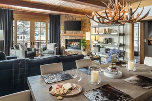 TV connectée, cheminée