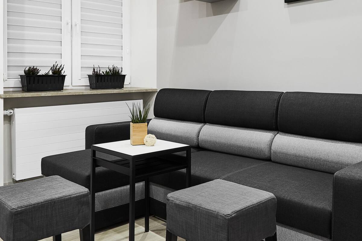 Suite Studio Affaires (E) | Coin séjour | Télévision à écran plat de 43 pouces avec chaßnes par cùble, télévision