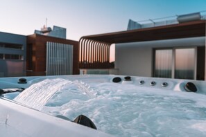 Piscine sur le toit