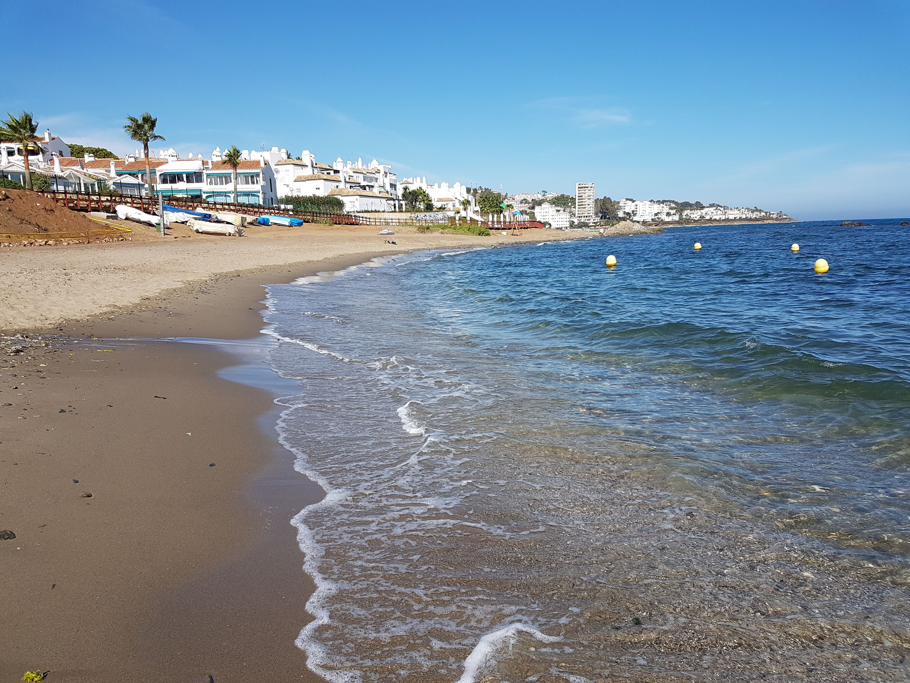 Sun-loungers, beach towels
