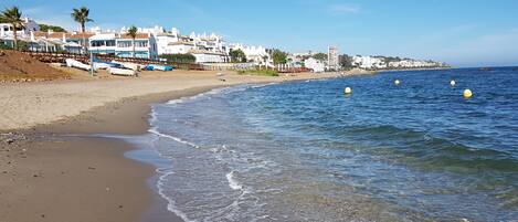 Sun-loungers, beach towels
