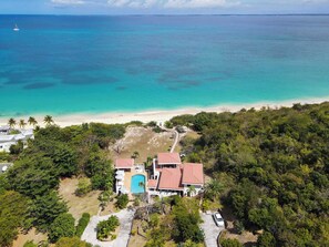 Exterior - Joie de Vivre (4 bedrooms) - Beachfront Baie Rouge villa with pool, Terres Basses, St. Martin (Les Terres Basses)