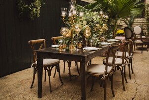 Área de bodas al aire libre