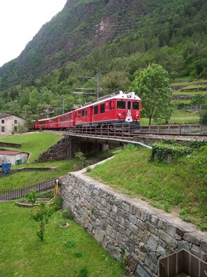 숙박 시설에서 보는 주변 전망